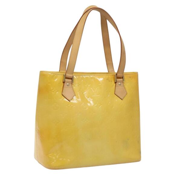 LOUIS VUITTON Monogram Vernis Houston Hand Bag Gris M91053 - Picture 1 of 16